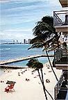 Sans Souci Beach Scene, Oahu